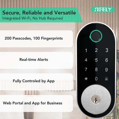 Sifely smartphone app control for remote access