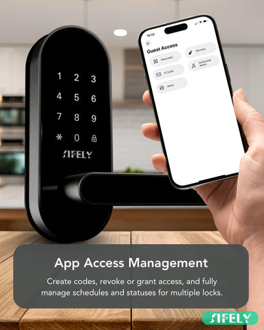 Sifely unlock history view helps track who entered and when.