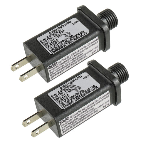 SIGANDG 24V 6W power supply powering low-voltage LEDs safely indoors or outdoors.