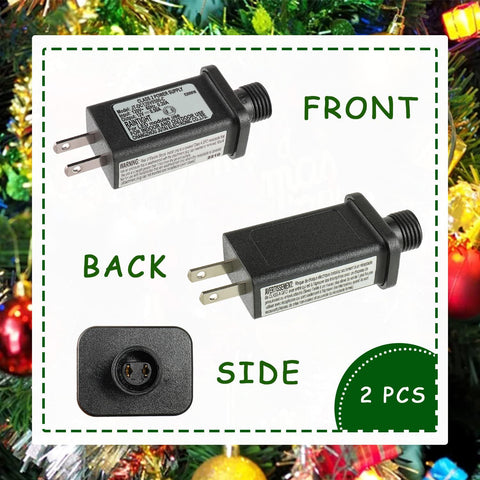 SIGANDG class 2 power supply with cables for easy Christmas light setup.