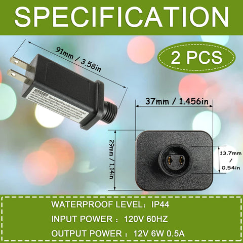 SIGANDG IP44 waterproof power supply seen from front for safe indoor and outdoor use.