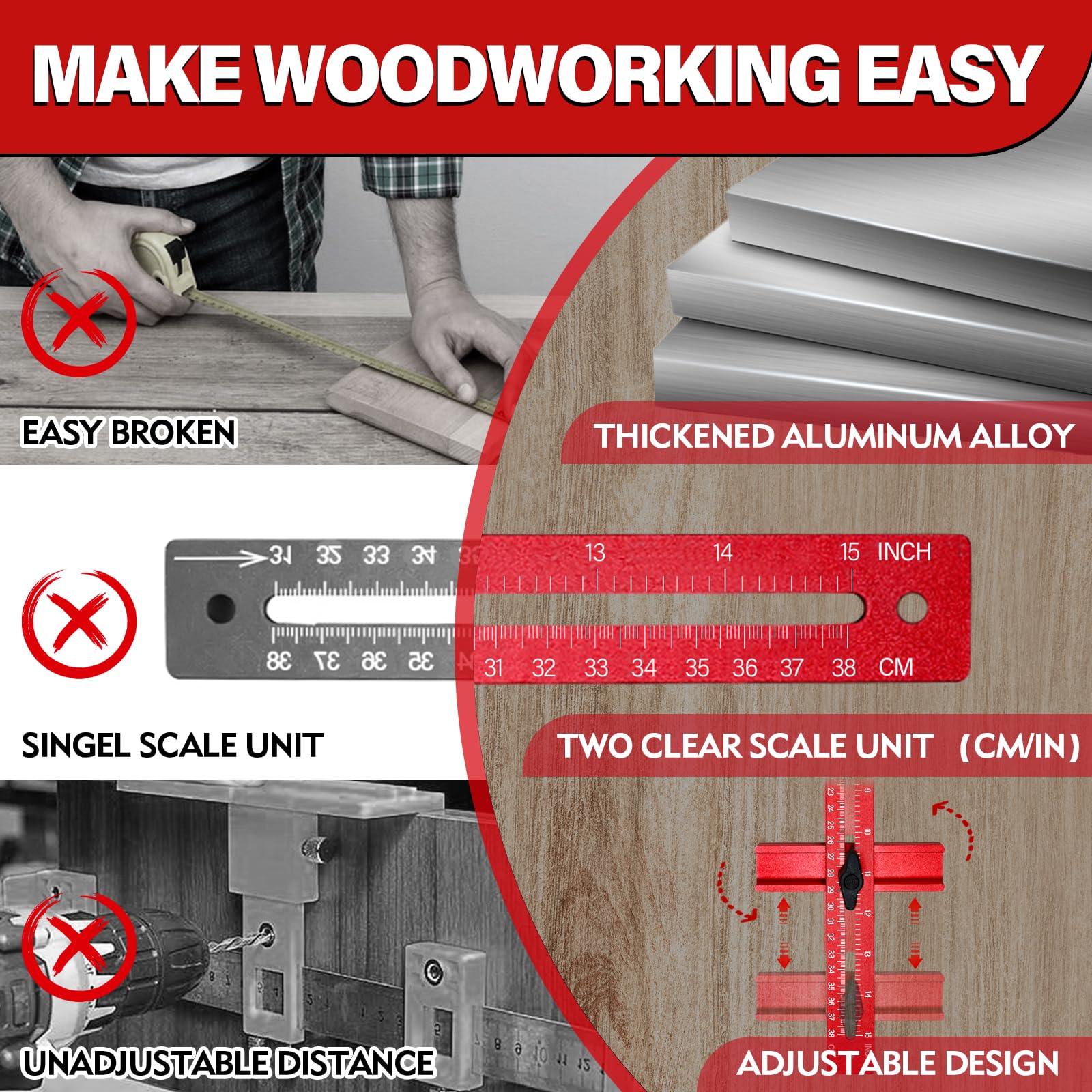 Sigerio circle cutting action shows clean, accurate radius on wood