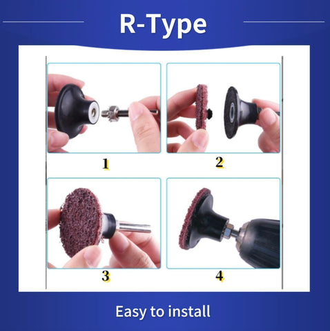 SIGNI R-Type disc for stainless steel finishing with consistent results.