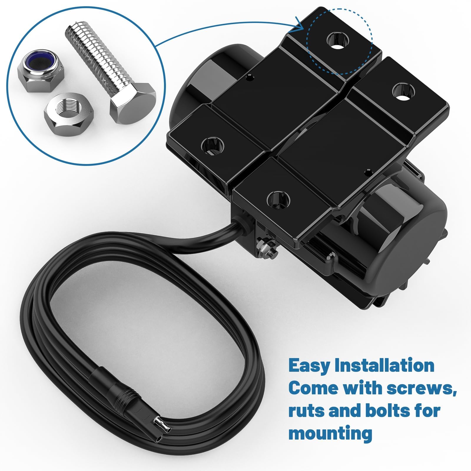 Signstek aluminum alloy housing enhances durability and longevity.