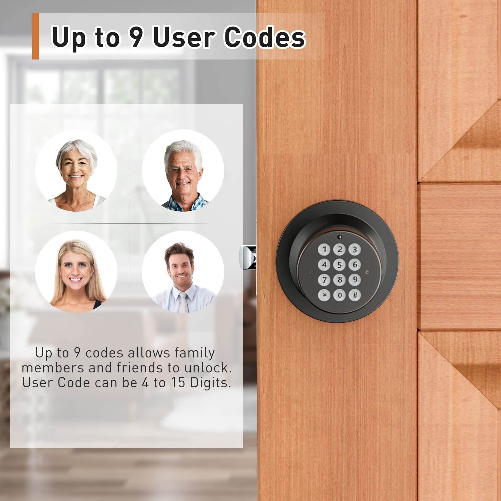 Signstek keypad with backlit display enables easy code entry in low light
