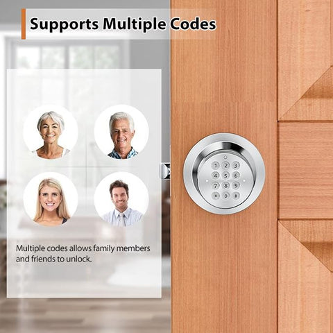 Signstek keyless entry lock keypad close up for easy code entry