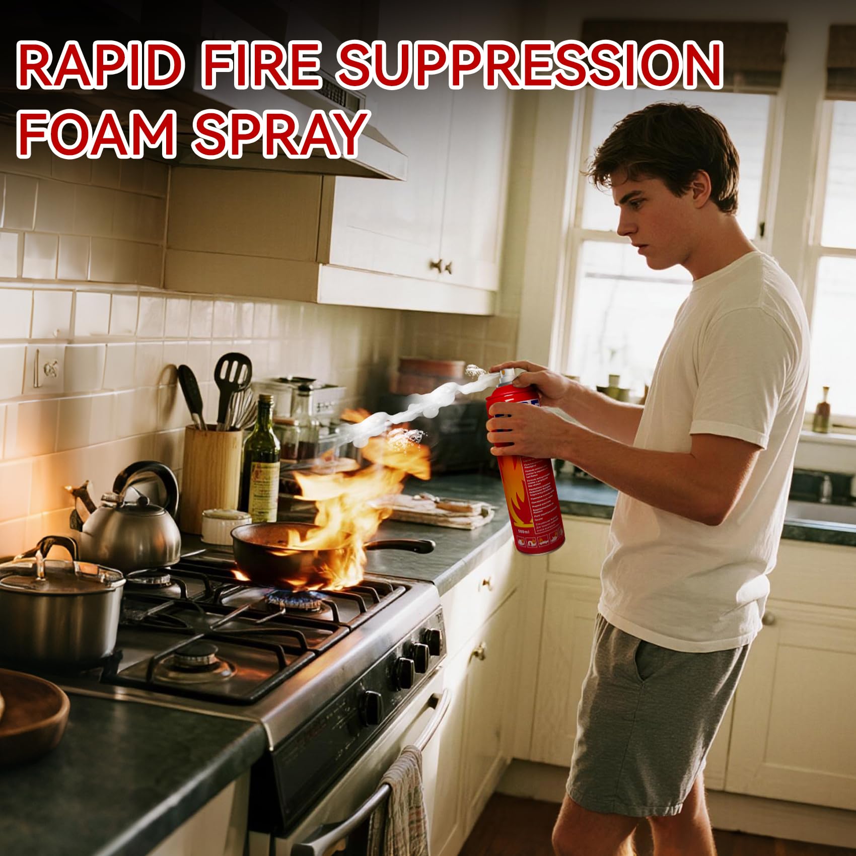 SIHEPETSHOPS fire extinguisher on boat with mounting bracket for marine protection