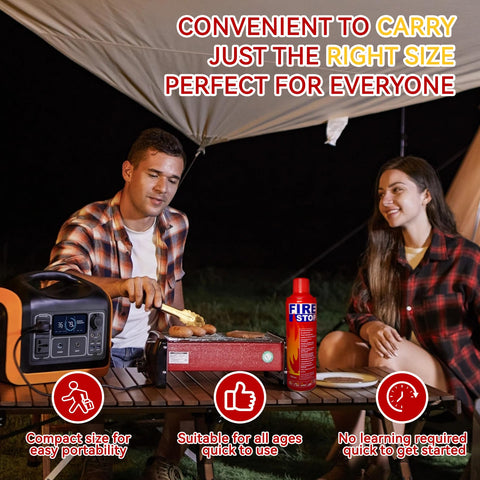 SIHEPETSHOPS portable fire extinguisher for car trunk and on-the-go safety