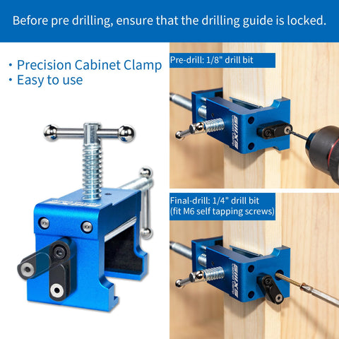 SIIIXS clamps in action for tightening and predrilling.