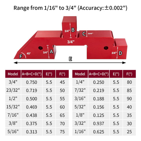 SIIIXS setup bars height gauge for quick, accurate depth and angle checks