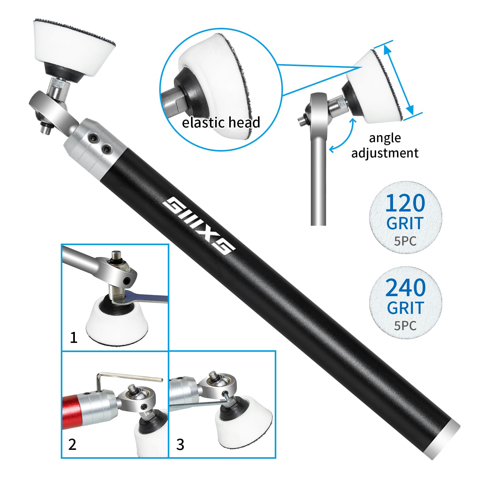 SIIIXS square shaft tools provide stable, flat backed cuts.