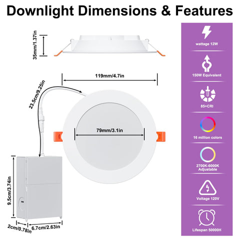 SikSog easy-install design with junction box for safe mounting.