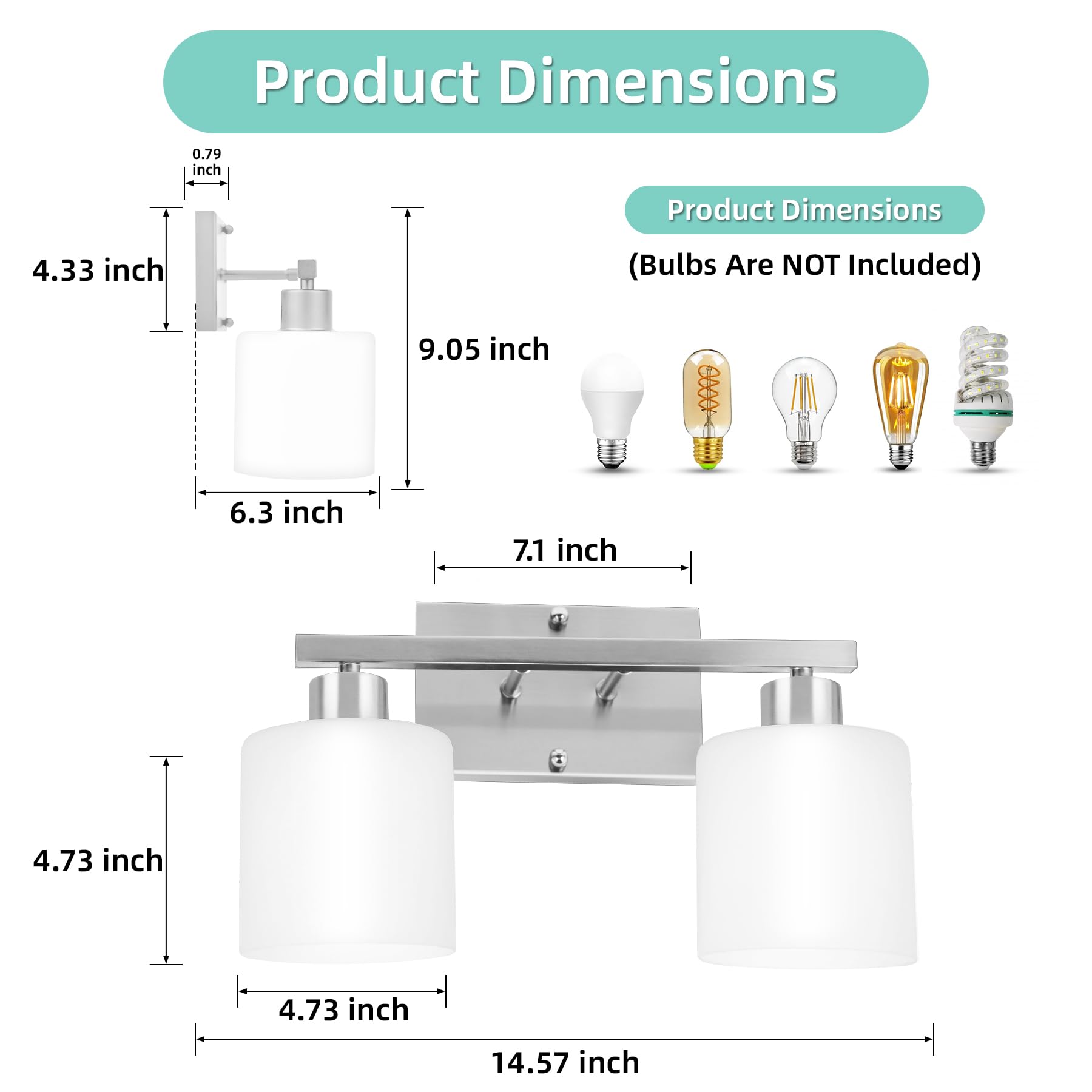 SILAMPDI bathroom fixture is waterproof and dust-proof for humid spaces.