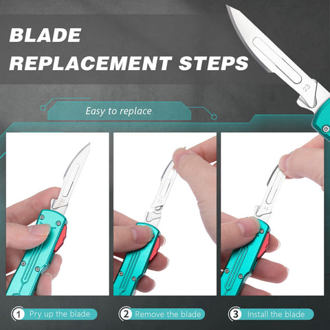 Silaoburi blades #23 stainless included for lasting sharpness.
