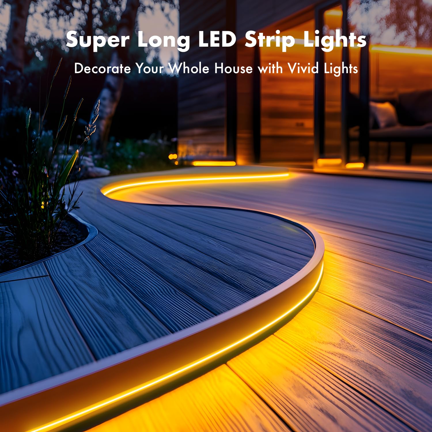 SILFU neon strip enables easy DIY decorating ideas.