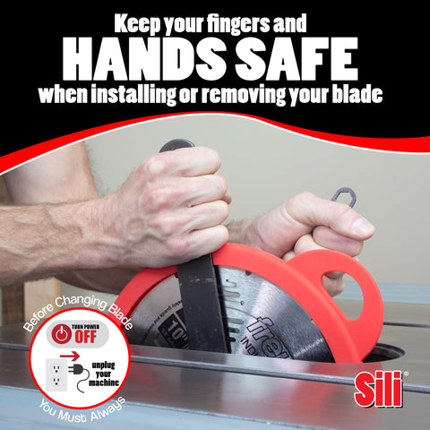 Sili Sleeve with hang tab makes blade organization quick