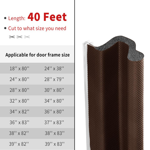 SILIENTWERK weather strip reducing drafts dust and light intrusion