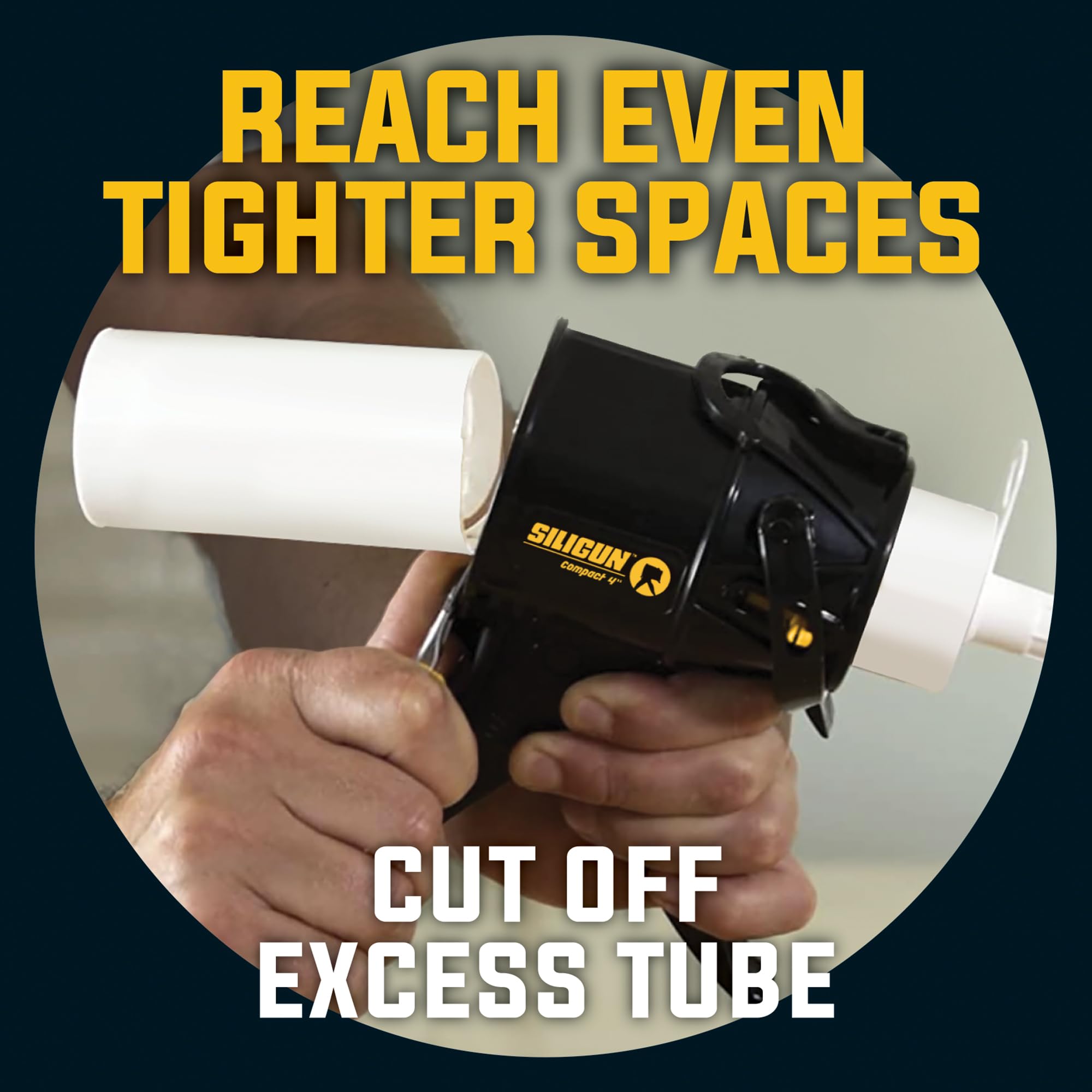 SILIGUN 12:1 thrust ratio enables thick, controlled beads.