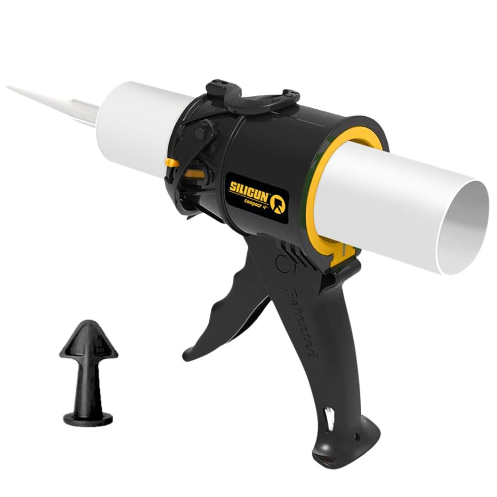 SILIGUN Compact Caulking Gun precision dispensing in tight spaces.