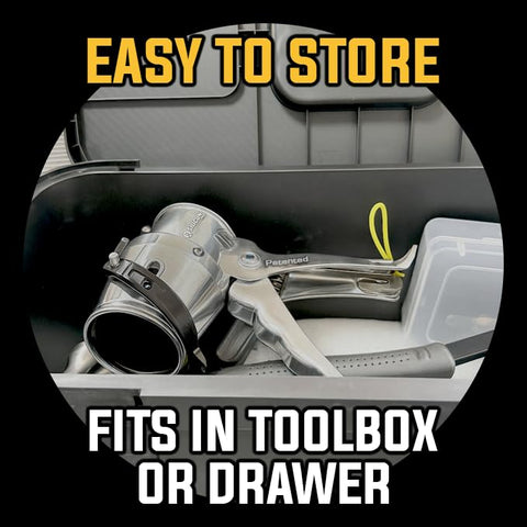 SILIGUN Pro compact size fits tight spaces for easier reach.