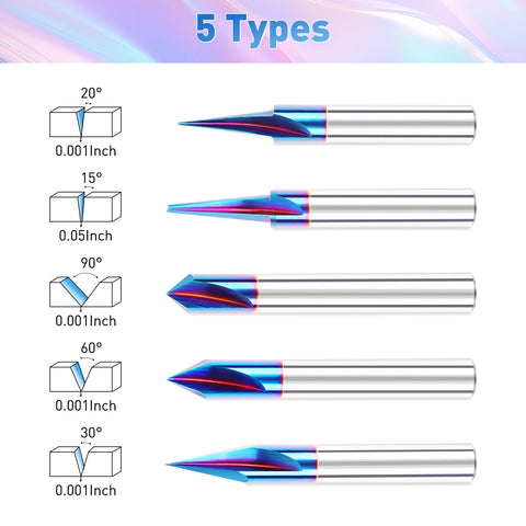 SILIVN blue nano-coating bit boosts cutting strength and longevity.
