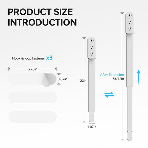 SilkFun outlet extender used in a dorm/bedroom/office setup for organized charging.