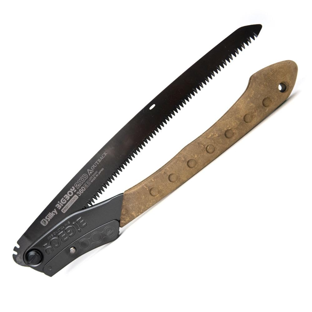 Silky Bigboy 2000 blade close-up reveals impulse-hardened teeth for longevity