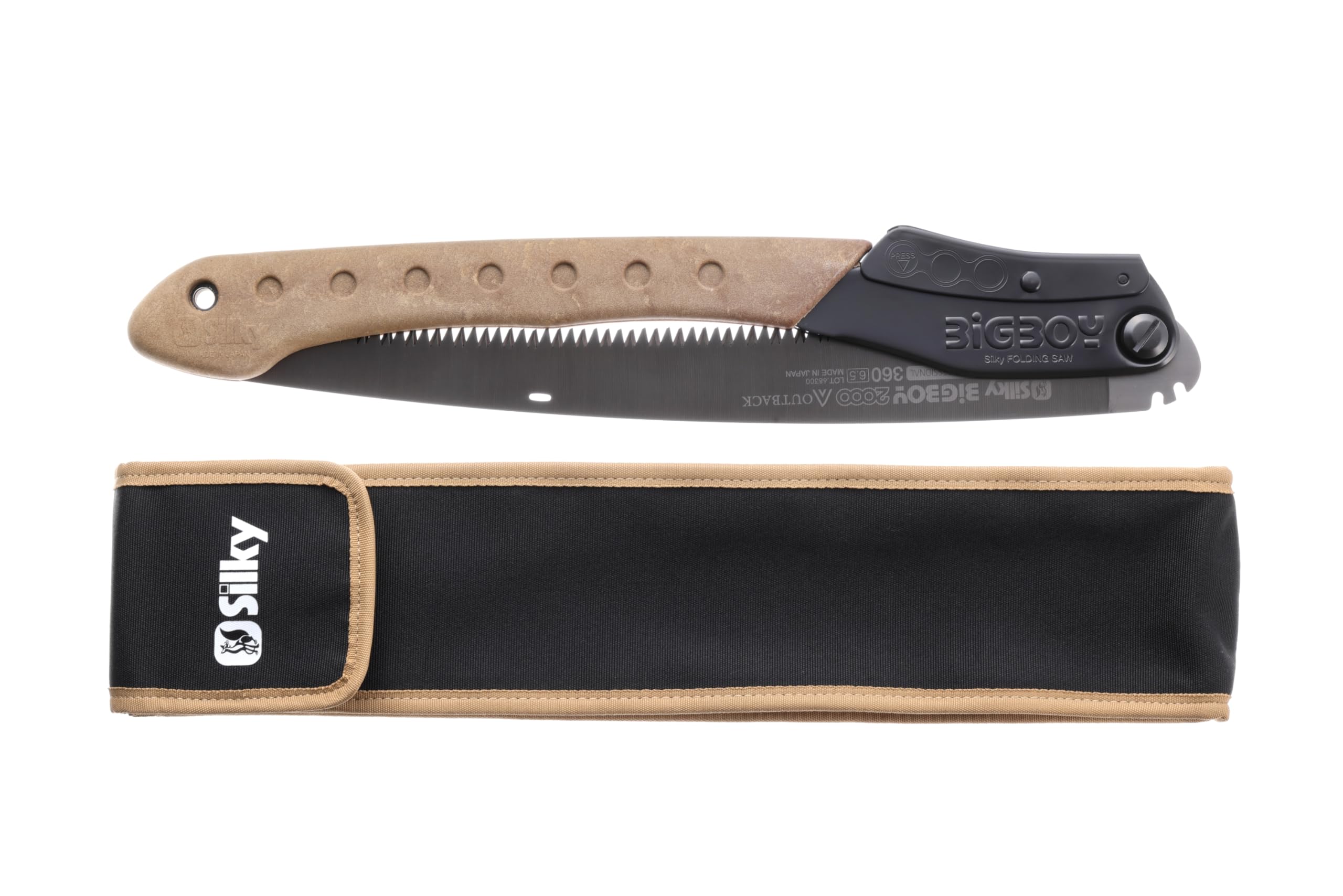 Silky Bigboy 2000 logo and guard visible on blade housing
