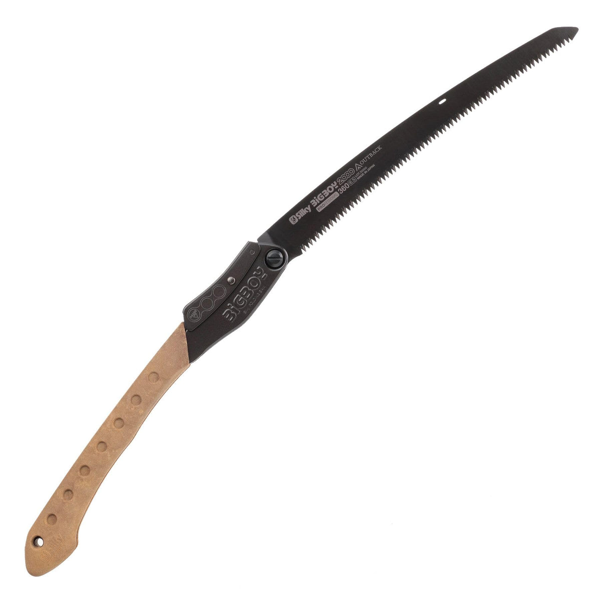 Silky Bigboy 2000 folding saw cover shows portable Outback design for outdoor use