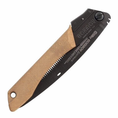 Silky Gomboy Curve arbor-composite-handle provides secure grip in wet or cold conditions.