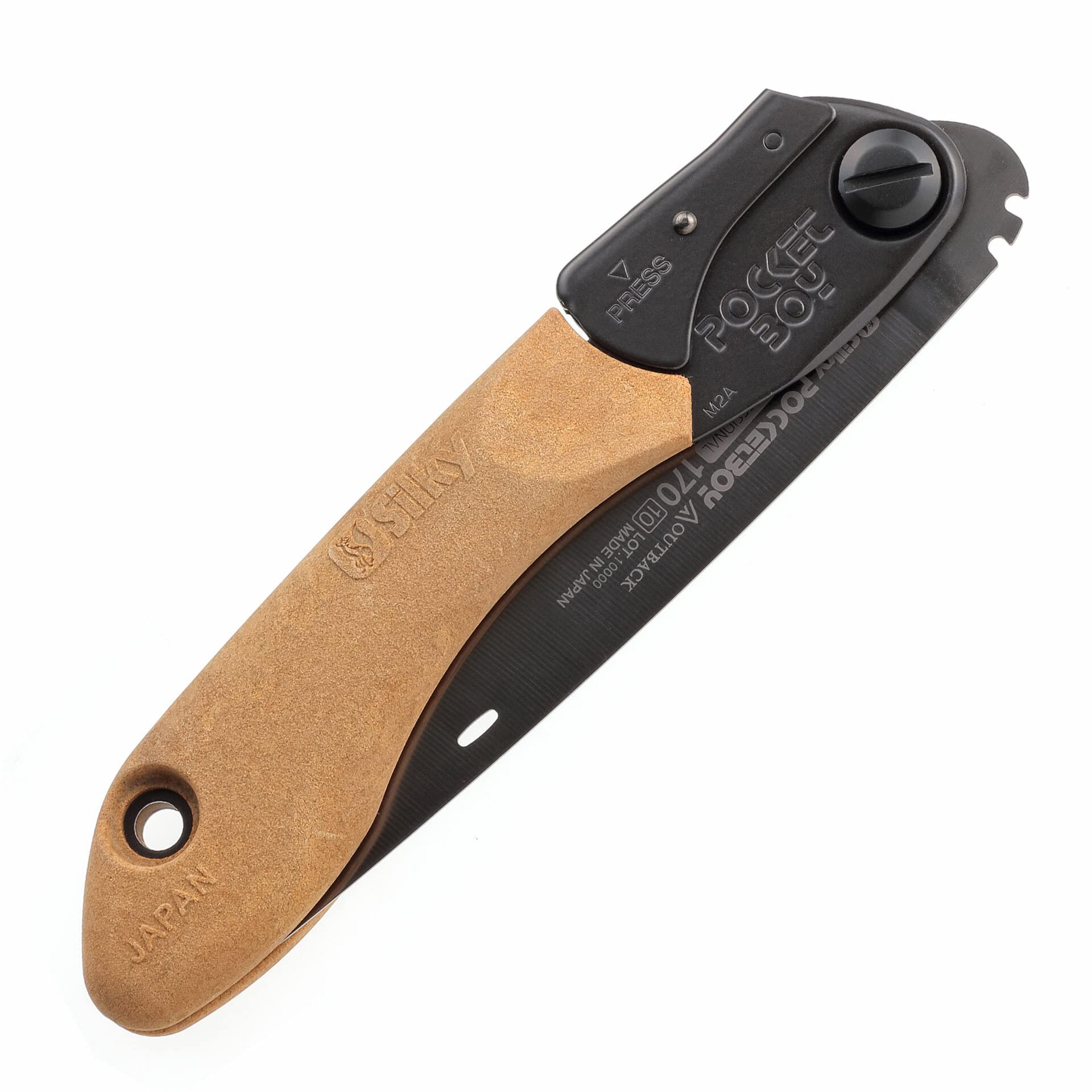Silky Pocketboy folding saw blade delivers precise cuts and long-lasting performance.