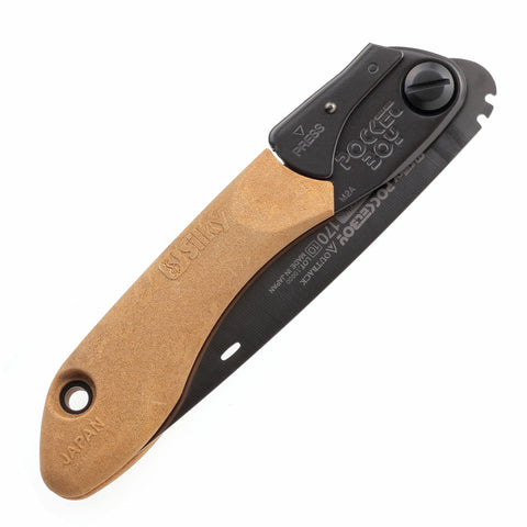 Silky Pocketboy folding saw blade delivers precise cuts and long-lasting performance.
