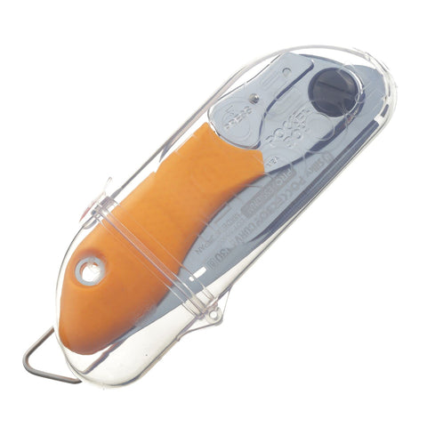 Silky PocketBoy pull-cut action facilitates smooth outdoor cutting