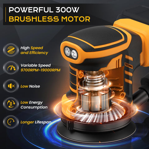 Siloon six-speed variable sander offers precise control for different materials