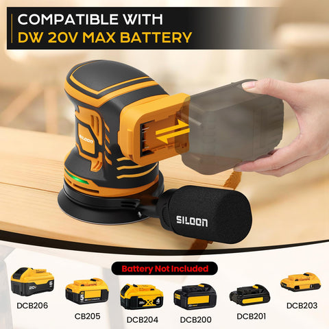 Siloon brushless motor delivers durable power for tougher sanding tasks