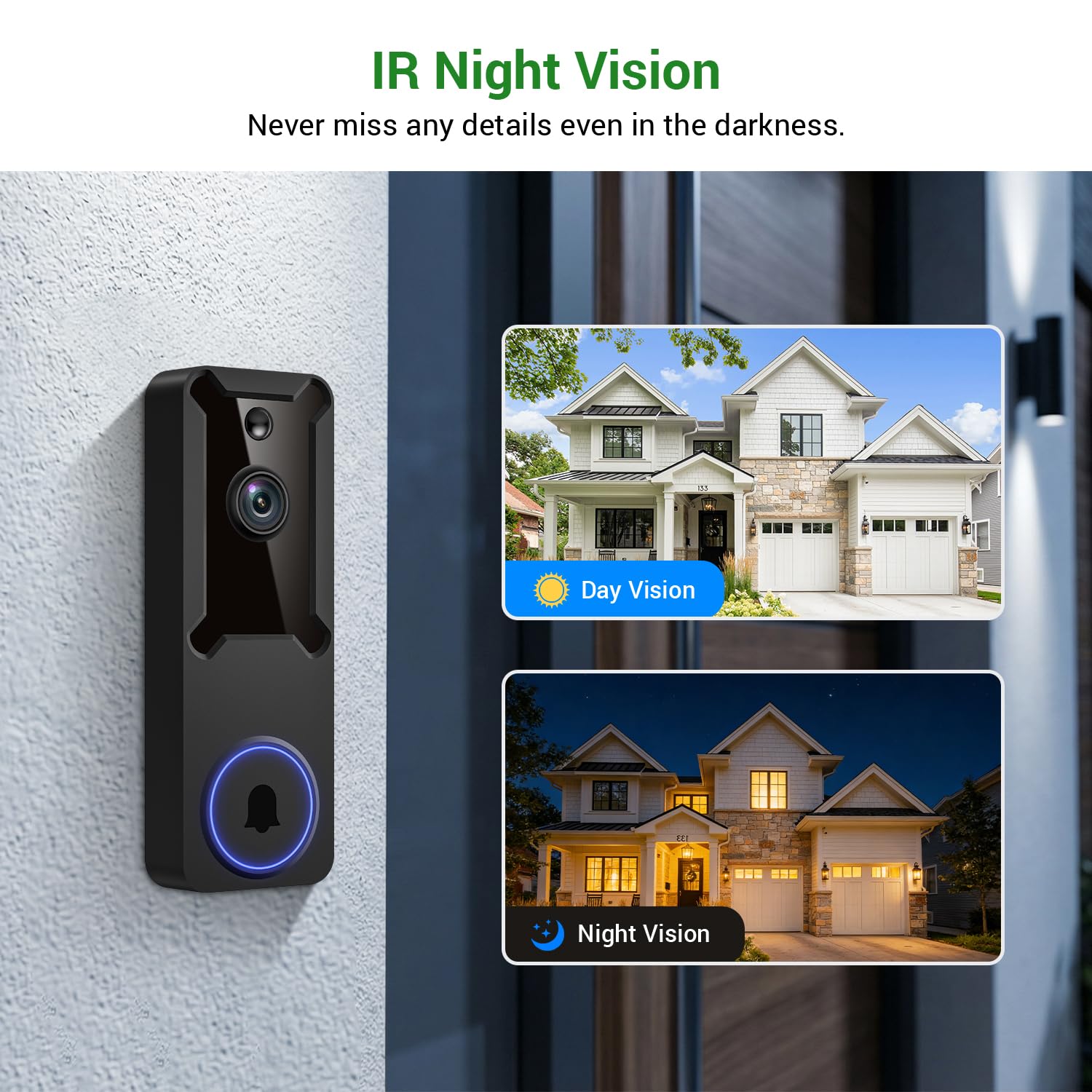 SiloPosh AI motion detection highlights people at your doorway