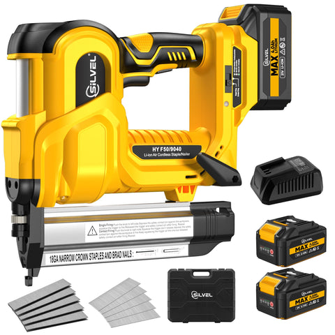 SILVEL 18ga cordless brad nailer used for precise trim work
