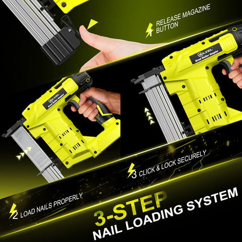 SILVEL nailer in action during woodworking highlights clean joints and reduced setup time