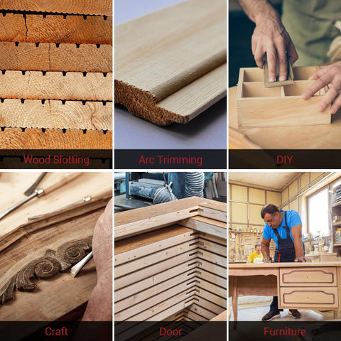 SILVEL Wood Router 15pc bit set boosts ready-to-use versatility.