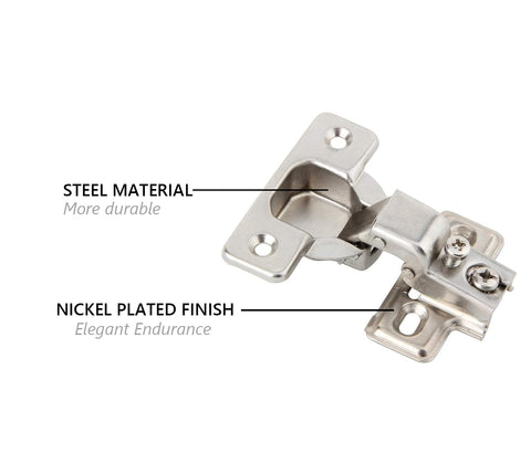 Silverline 35mm cup close-up for precise face-frame cabinet fit.