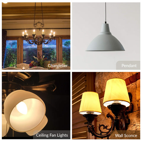 Simba Lighting dimmable flame-tip bulb enhances mood in fixtures