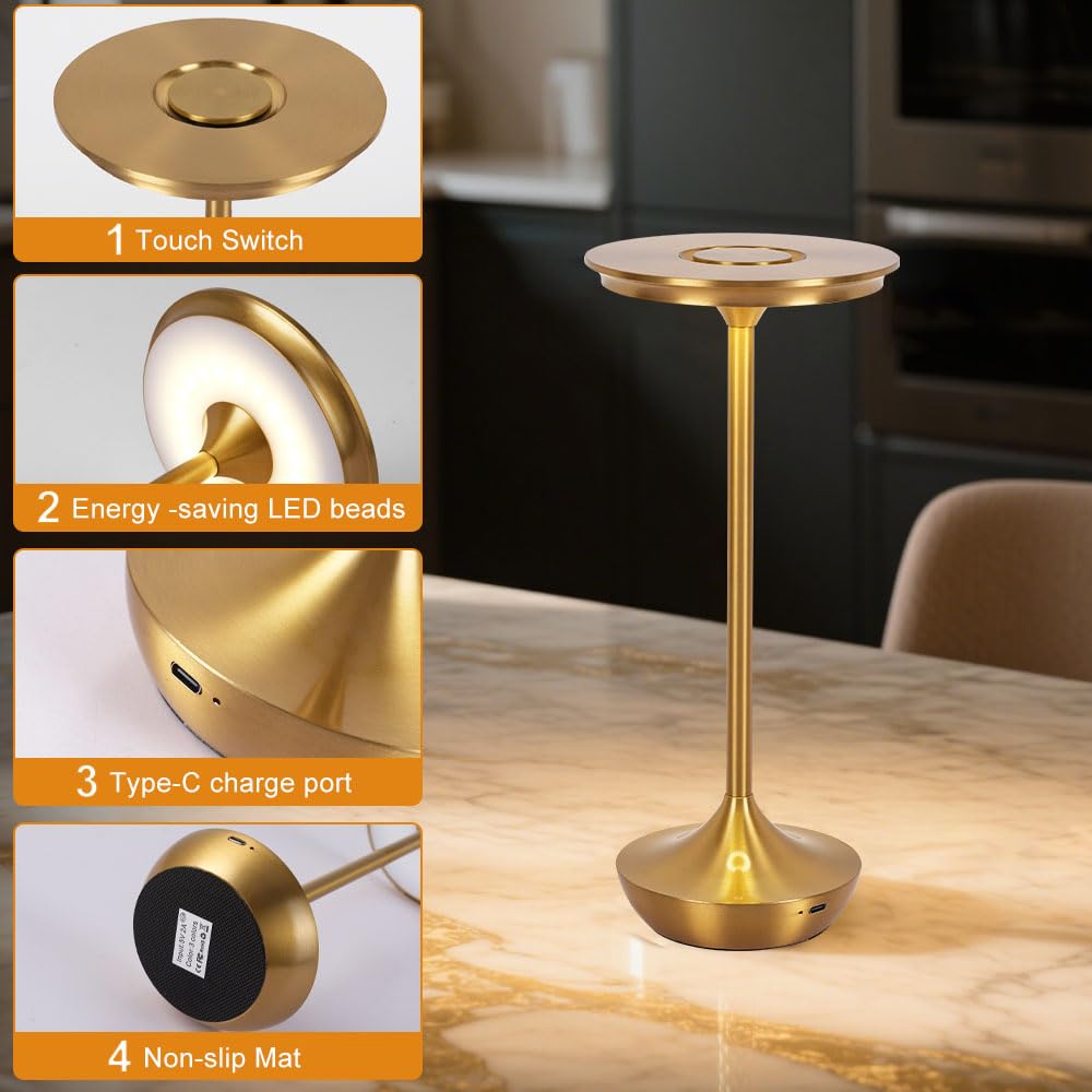 Simisand lamp with acrylic shade softens light for cozy ambience.