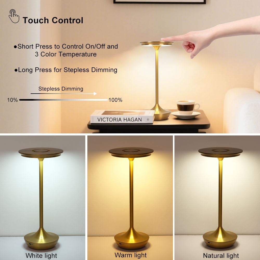 Simisand table lamp with metal body for durable, modern decor.