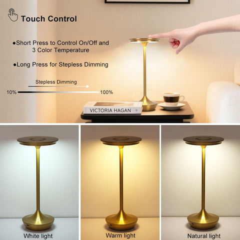 Simisand table lamp with metal body for durable, modern decor.