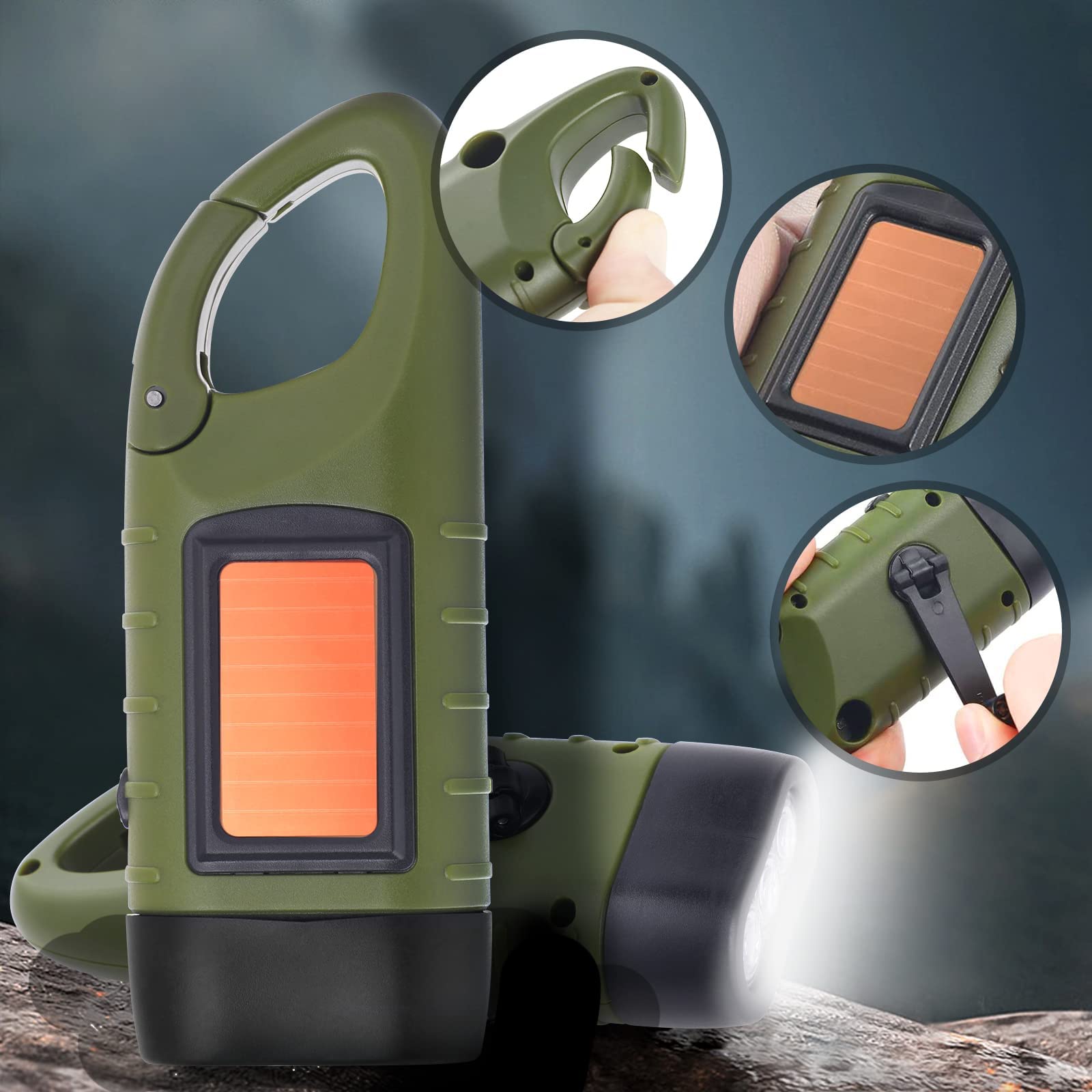 Simpeak two-pack emergency flashlights ready for quick sharing
