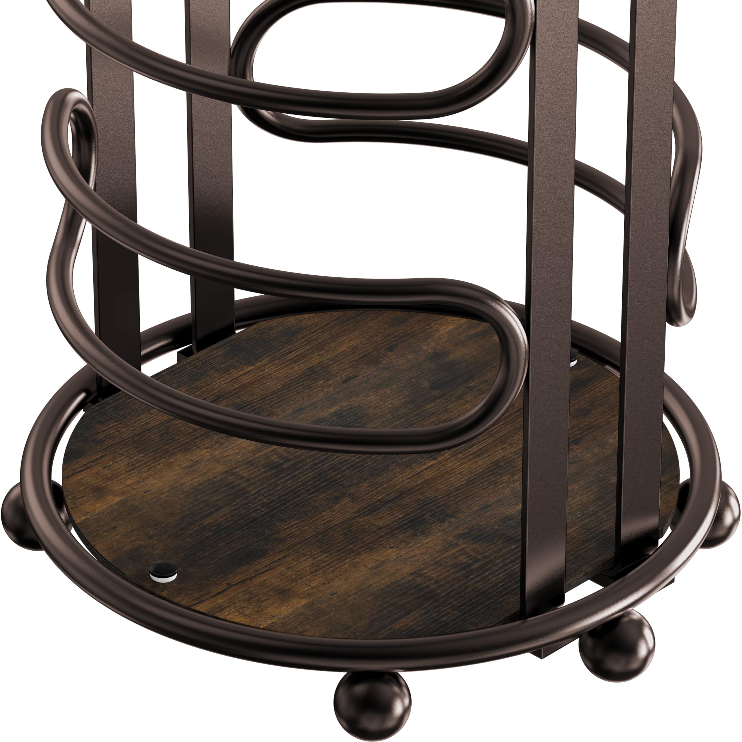Simple Houseware bronze toilet paper holder durable metal resists rust and damage