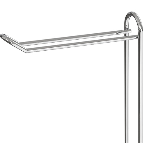 Simple Houseware freestanding toilet paper tower with chrome finish for busy bathrooms.