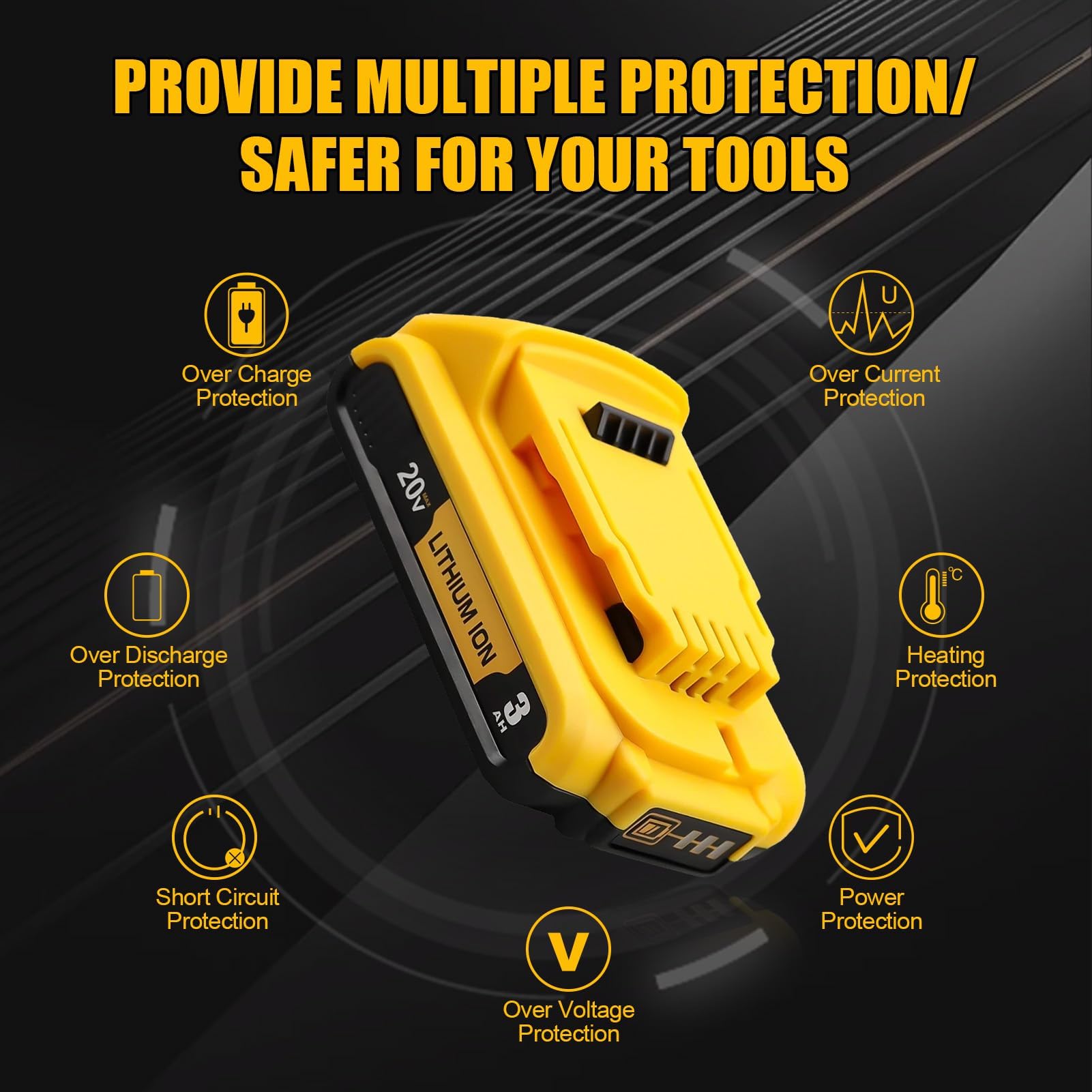 Simple Plus+ DCB203-2 temperature monitoring helps safe operation.