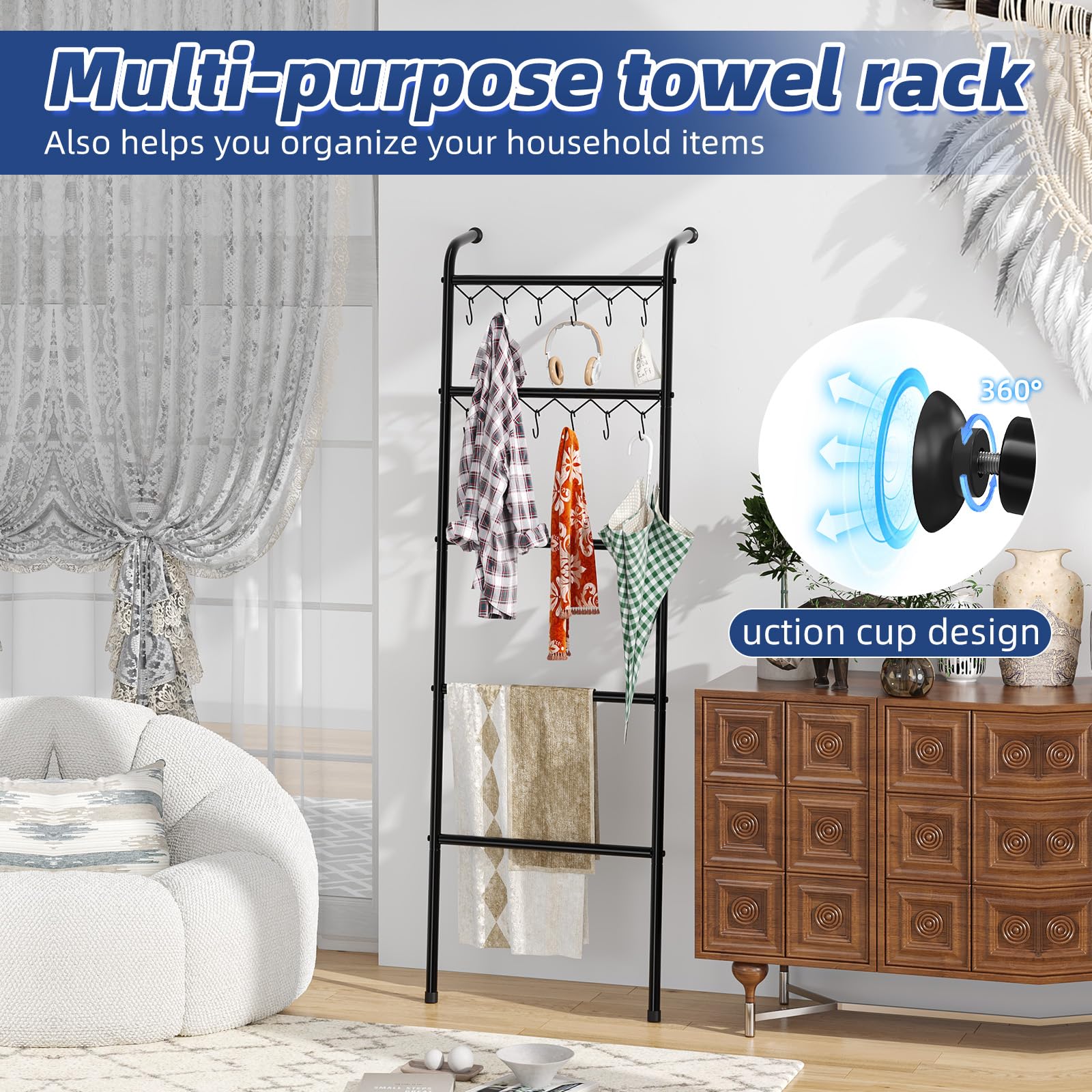Simple Trending blanket ladder adds modern decor while keeping essentials accessible.