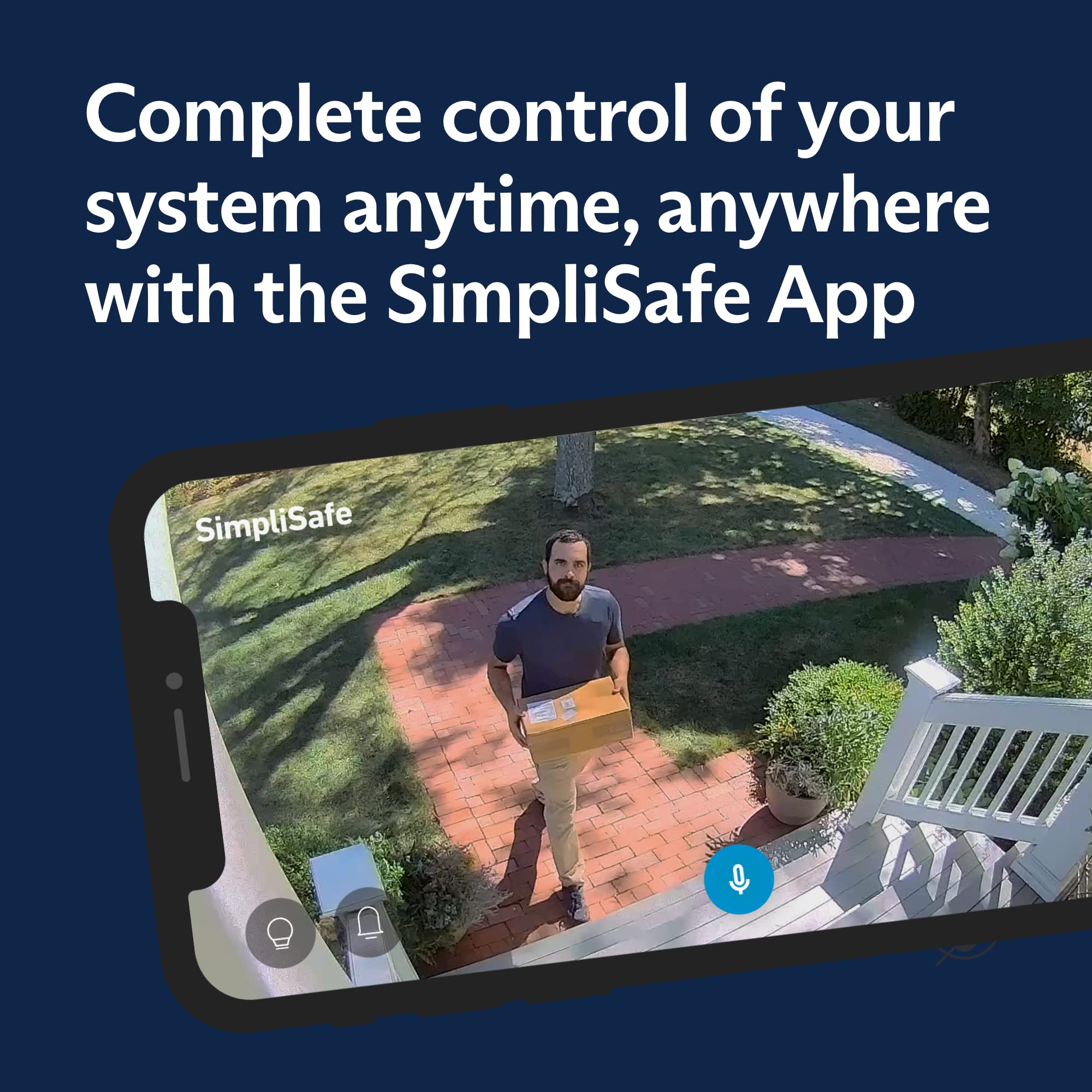 SimpliSafe wired doorbell weather-ready for rain and snow
